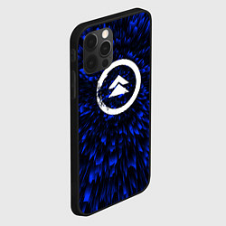 Чехол для iPhone 12 Pro Max Ghost of Tsushima blue energy, цвет: 3D-черный — фото 2