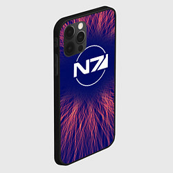 Чехол для iPhone 12 Pro Max Mass Effect red energy, цвет: 3D-черный — фото 2