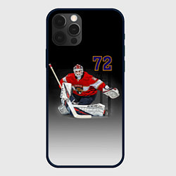 Чехол для iPhone 12 Pro Max Sergey Bobrovsky is goalkeeper of the Florida Pant, цвет: 3D-черный