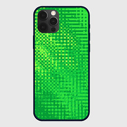 Чехол для iPhone 12 Pro Max Сочный зелёный абстрактный, цвет: 3D-черный