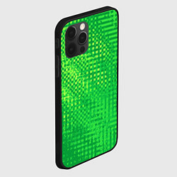 Чехол для iPhone 12 Pro Max Сочный зелёный абстрактный, цвет: 3D-черный — фото 2