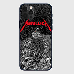 Чехол для iPhone 12 Pro Max Metallica - scavenger on the skull, цвет: 3D-черный