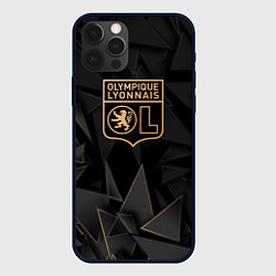 Чехол для iPhone 12 Pro Max Lyon golden poly, цвет: 3D-черный