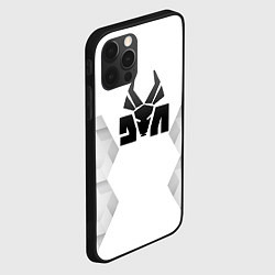 Чехол для iPhone 12 Pro Max Die Antwoord white poly, цвет: 3D-черный — фото 2