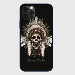 Чехол для iPhone 12 Pro Max Cherokee Indian, цвет: 3D-черный