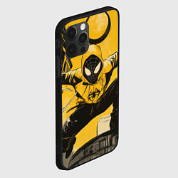 Чехол для iPhone 12 Pro Max Черный человек-паук, цвет: 3D-черный — фото 2