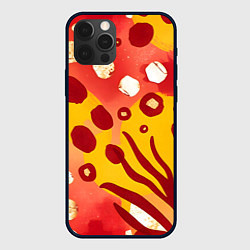 Чехол для iPhone 12 Pro Max Африканский паттерн, цвет: 3D-черный