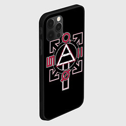 Чехол для iPhone 12 Pro Max 30 Seconds to Mars - poster, цвет: 3D-черный — фото 2