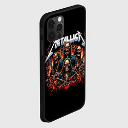 Чехол для iPhone 12 Pro Max Metallica forever - thrash metal, цвет: 3D-черный — фото 2