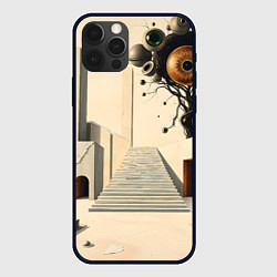Чехол для iPhone 12 Pro Max Архитектурный сюр, цвет: 3D-черный