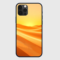 Чехол для iPhone 12 Pro Max Золотые пески, цвет: 3D-черный