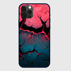 Чехол iPhone 12 Pro Max Объемные разломы текстура