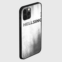 Чехол для iPhone 12 Pro Max Hellsing - white gradient посередине, цвет: 3D-черный — фото 2