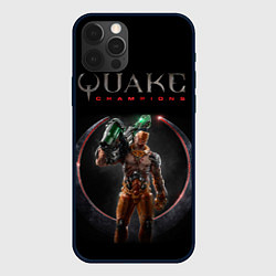 Чехол для iPhone 12 Pro Max Quake champions - Visor, цвет: 3D-черный
