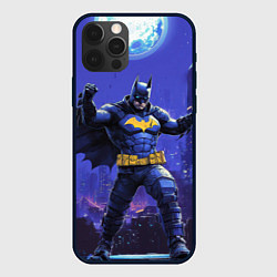 Чехол для iPhone 12 Pro Max Бэтмен в стойке победителя, цвет: 3D-черный