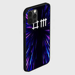 Чехол для iPhone 12 Pro Max Depeche Mode neon energy, цвет: 3D-черный — фото 2