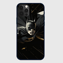 Чехол для iPhone 12 Pro Max Бэтмен черный плащ, цвет: 3D-черный