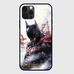 Чехол для iPhone 12 Pro Max Бэтмен в тумане, цвет: 3D-черный