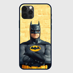 Чехол для iPhone 12 Pro Max Бэтмен солнечная погода, цвет: 3D-черный