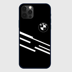 Чехол для iPhone 12 Pro Max BMW geometry line, цвет: 3D-черный