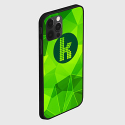 Чехол для iPhone 12 Pro Max The Killers green poly, цвет: 3D-черный — фото 2