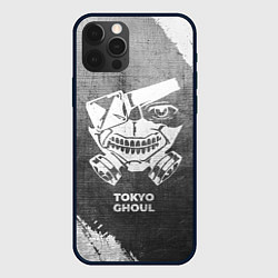 Чехол для iPhone 12 Pro Max Tokyo Ghoul - grey gradient, цвет: 3D-черный
