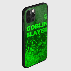 Чехол для iPhone 12 Pro Max Goblin Slayer - green gradient посередине, цвет: 3D-черный — фото 2
