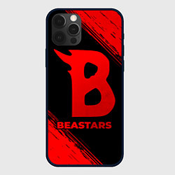 Чехол для iPhone 12 Pro Max Beastars - red gradient, цвет: 3D-черный