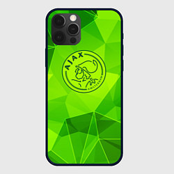 Чехол для iPhone 12 Pro Max Ajax green poly, цвет: 3D-черный