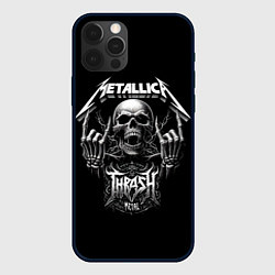 Чехол для iPhone 12 Pro Max Thrash metal - Metallica group, цвет: 3D-черный