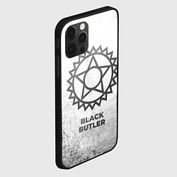 Чехол для iPhone 12 Pro Max Black Butler - white gradient, цвет: 3D-черный — фото 2