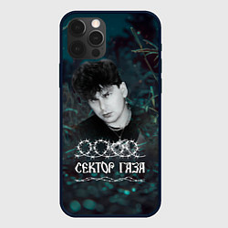 Чехол для iPhone 12 Pro Max Сектор газа ночной фон, цвет: 3D-черный