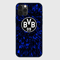 Чехол для iPhone 12 Pro Max Borussia blue energy, цвет: 3D-черный