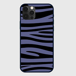 Чехол для iPhone 12 Pro Max Морские полоски, цвет: 3D-черный
