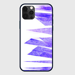 Чехол для iPhone 12 Pro Max Color white purple, цвет: 3D-черный