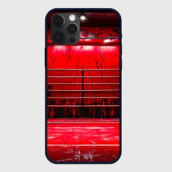 Чехол для iPhone 12 Pro Max Красный ринг, цвет: 3D-черный