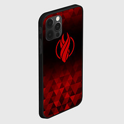 Чехол для iPhone 12 Pro Max Dead Space red poly, цвет: 3D-черный — фото 2