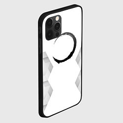 Чехол для iPhone 12 Pro Max Demon Slayer white poly, цвет: 3D-черный — фото 2