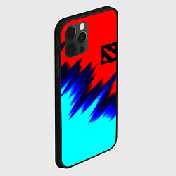 Чехол для iPhone 12 Pro Max Dota краски, цвет: 3D-черный — фото 2