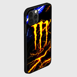 Чехол для iPhone 12 Pro Max Monster energy шторм, цвет: 3D-черный — фото 2