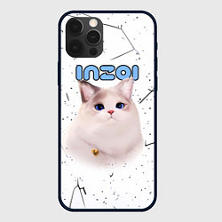 Чехол iPhone 12 Pro Max Inzoi кошечка на белом фоне