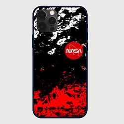 Чехол для iPhone 12 Pro Max Nasa краски, цвет: 3D-черный