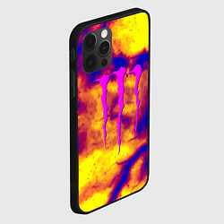Чехол для iPhone 12 Pro Max Monster energy storm grunge, цвет: 3D-черный — фото 2