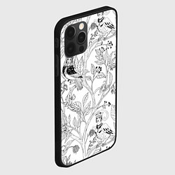 Чехол для iPhone 12 Pro Max Птицы Сирин, цвет: 3D-черный — фото 2