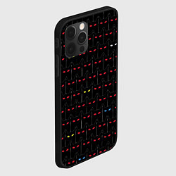 Чехол для iPhone 12 Pro Max Котобэтмены - черный паттерн, цвет: 3D-черный — фото 2