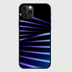 Чехол для iPhone 12 Pro Max Color black blue, цвет: 3D-черный