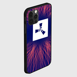 Чехол для iPhone 12 Pro Max Rust red energy, цвет: 3D-черный — фото 2