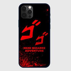 Чехол для iPhone 12 Pro Max JoJo Bizarre Adventure - red gradient, цвет: 3D-черный