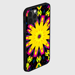 Чехол для iPhone 12 Pro Max Звездный калейдоскоп, цвет: 3D-черный — фото 2