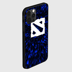 Чехол для iPhone 12 Pro Max Dota blue energy, цвет: 3D-черный — фото 2